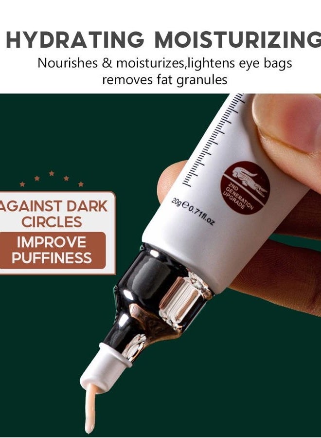 Crocodile Repair And Treatment Eye Cream, Awaken Tired And Puffy Eyes, Containing Crocodile Oil Reducing Dark Circles And Wrinkles, 20g/PC (1PC) - Image 3