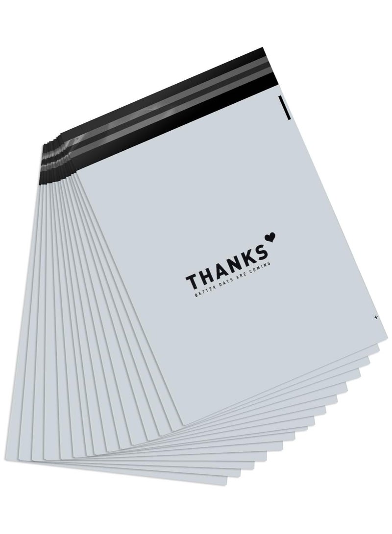 Poly Mailers 25x35CM 100 Pcs Shipping Bags for Clothing Mailing Bags with Strong Self-sealing Adhesive Waterproof and Tear-Proof Shipping Bags - Image 1