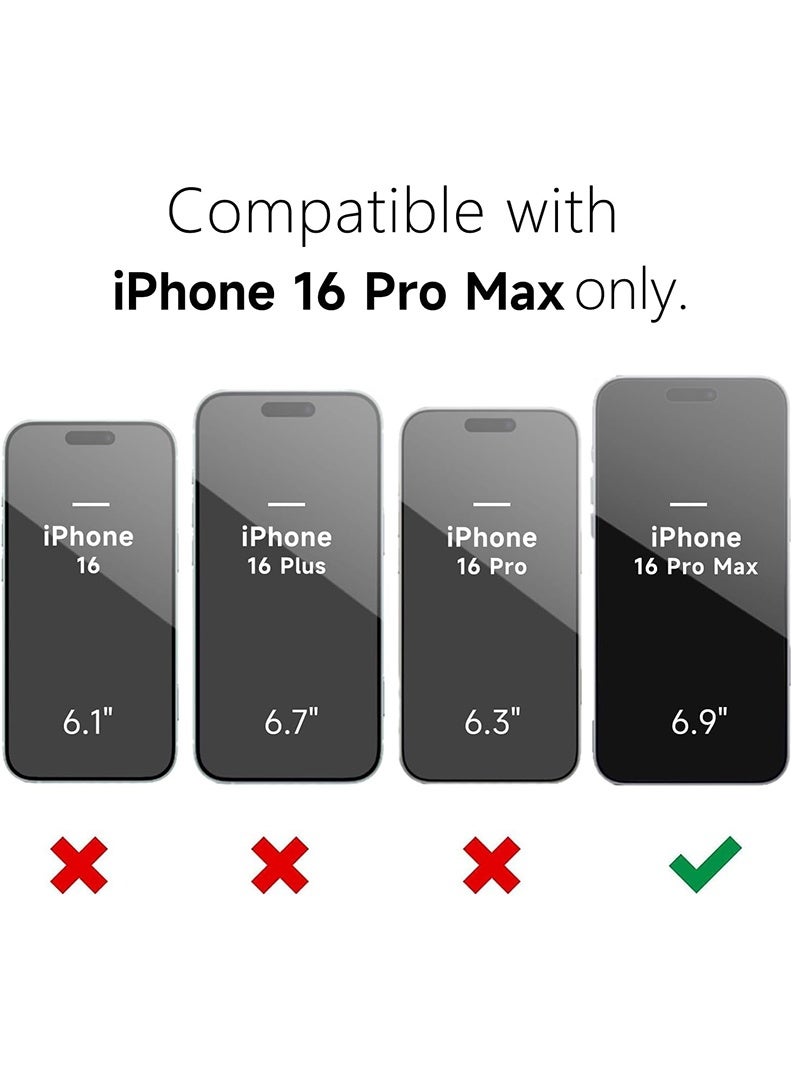 Case Up Compatible with iPhone 16 Pro Max 6.9 Inch Case, Premium Liquid Silicone [Camera Protection] [Soft Anti-Scratch Microfiber Lining] Shockproof Protective Slim Phone Cover for iPhone 16 Pro Max, Black - Image 2