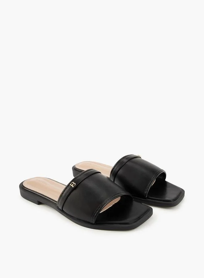 Flora Bella By Shoexpress Women Logo Accent Sandals