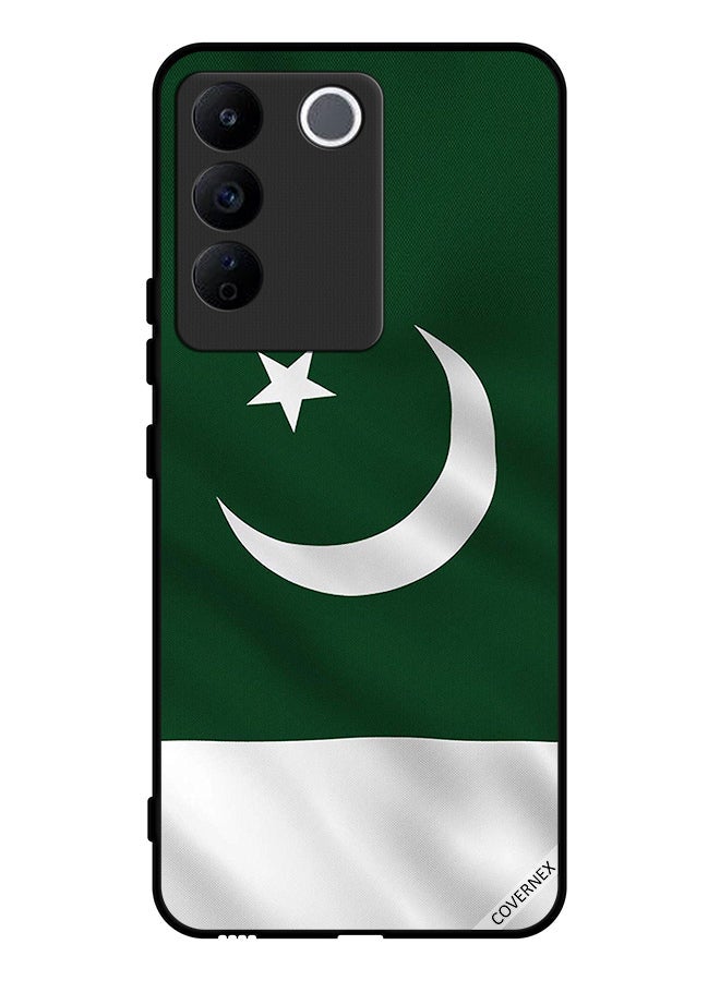 Covernex Protective Case Cover For Vivo V27e Pakistan Flag - Image 1