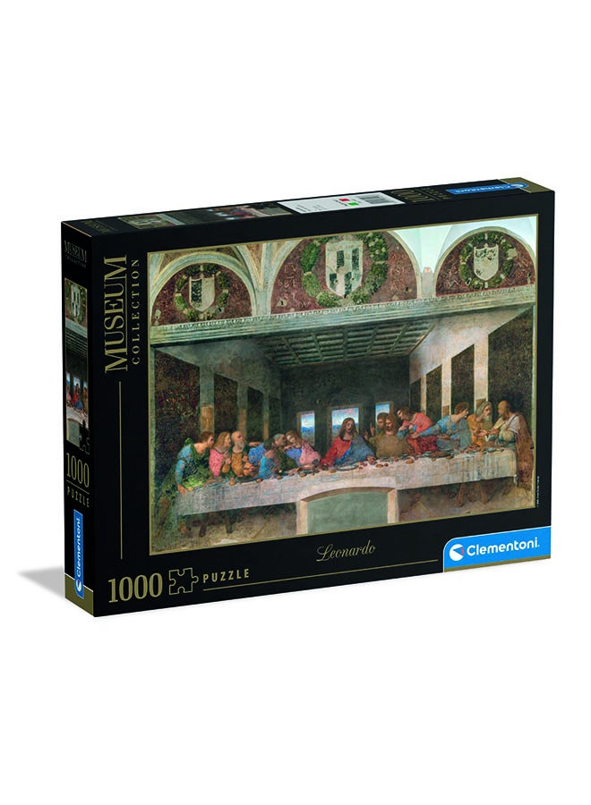 Clementoni 1000 Piece Puzzle – Leonardo Da Vinci The Last Supper (Cenacolo) | Museum Art Puzzle For Adults - Image 1