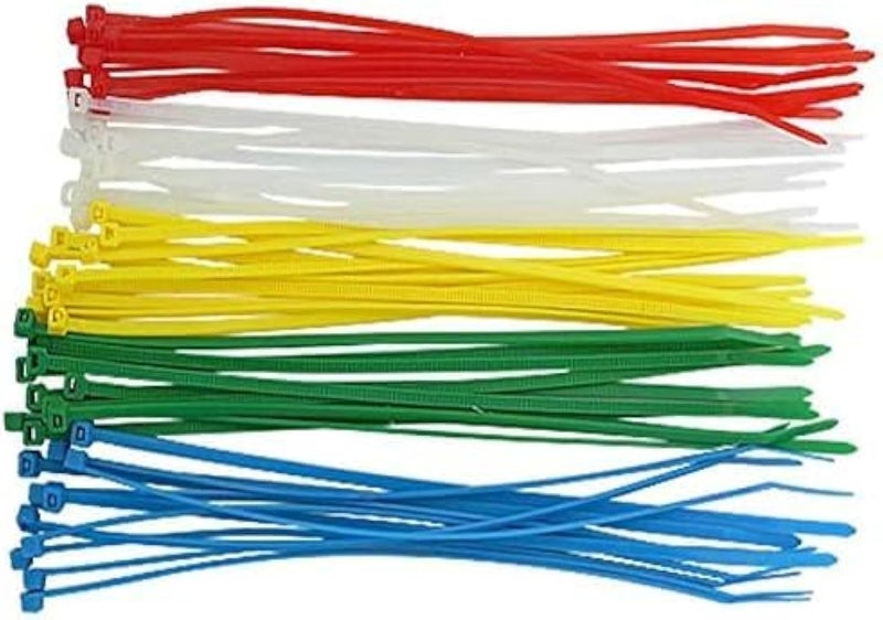 Zip Ties (70 Pieces), Strength, Nylon Cable Wire Ties - Image 1