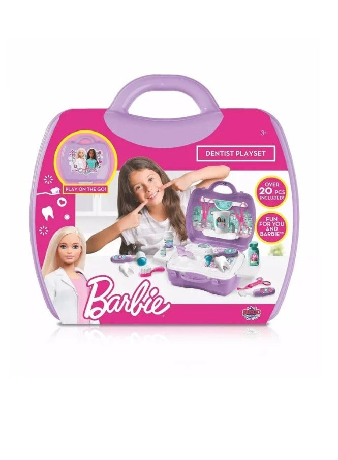 Barbie Sinco Creations Barbie Dentist Playset - 20 Pcs - Image 1