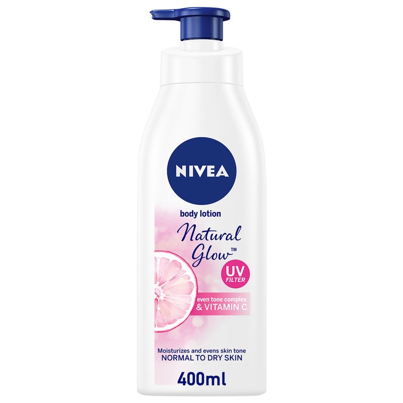 Nivea Natural Glow Body Lotion All Skin Types 400ml