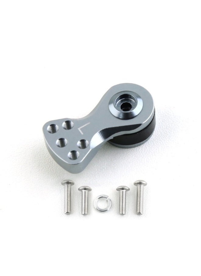 25t Aluminum Alloy Adjustable Joint Force Steering Gear Protection Unloading Force Design Upgrade Steering Gear Adjustment Arm W71-Color:[L] Paragraph-titanium  - Image 1