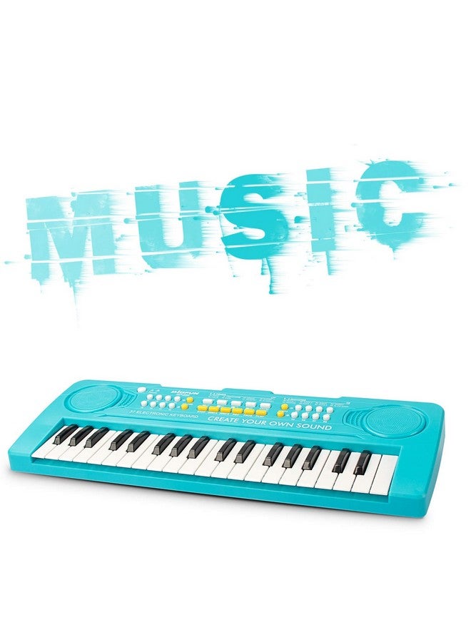 BIGFUN Kid Keyboard Piano - 37 Keys Toddler Keyboard Multifunction Music Educational Instrument Toy Electronic Piano for 3, 4, 5, 6, 7, 8 Girls and Boys (Blue) - Image 4