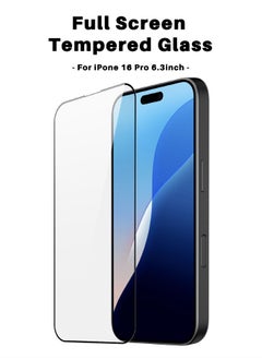 Glass 2 Pack iPhone 16 Pro Screen Protector, [9H Hardness][Touch Sensitive][Anti Fingerprint][Anti Scratch][Bubble Free], HD Full Cover Tempered Glass Screen Protector for iPhone 16 Pro 6.3 inch (Boxed, 2PCS)  - Image 2
