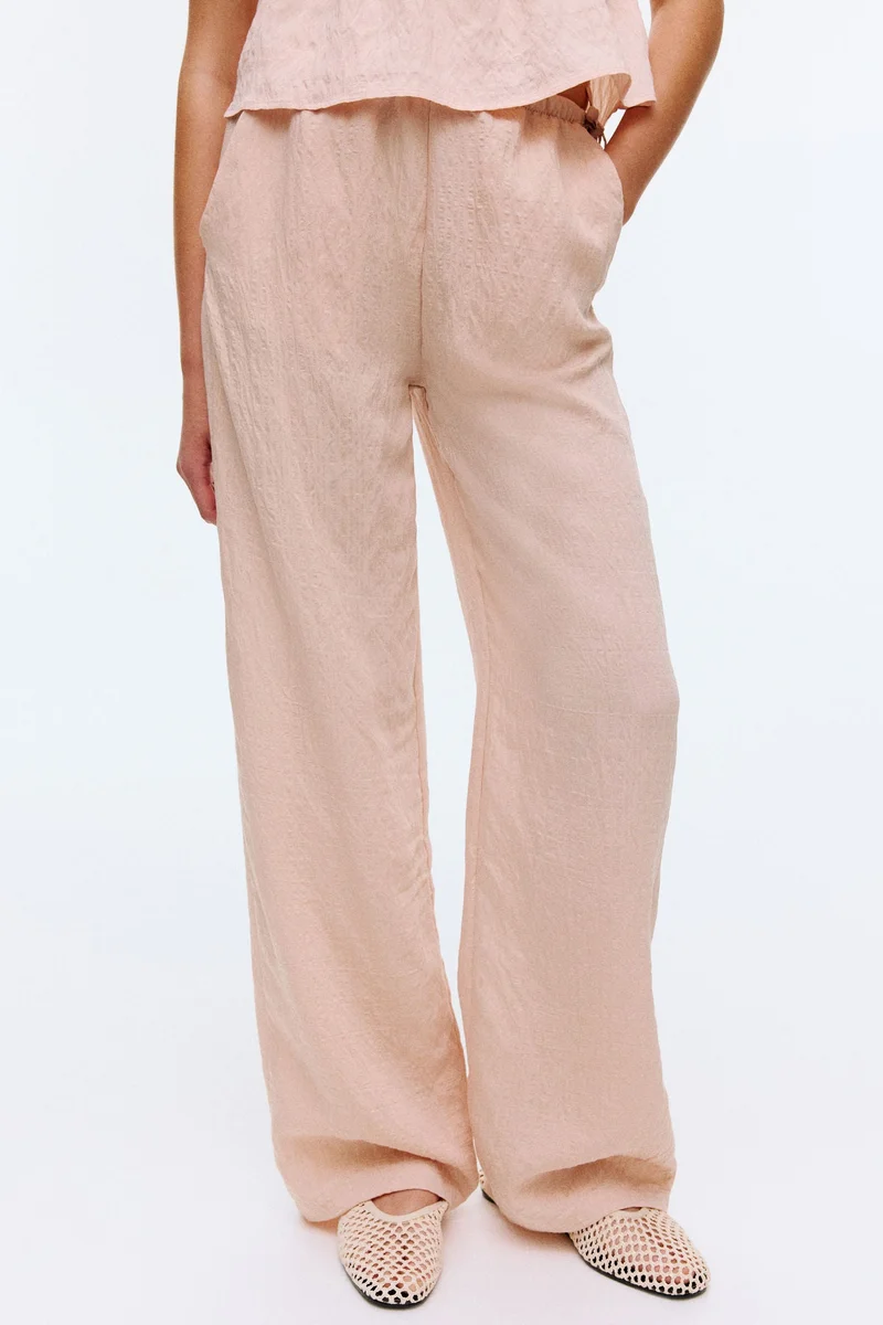 H&M Tie-detail trousers