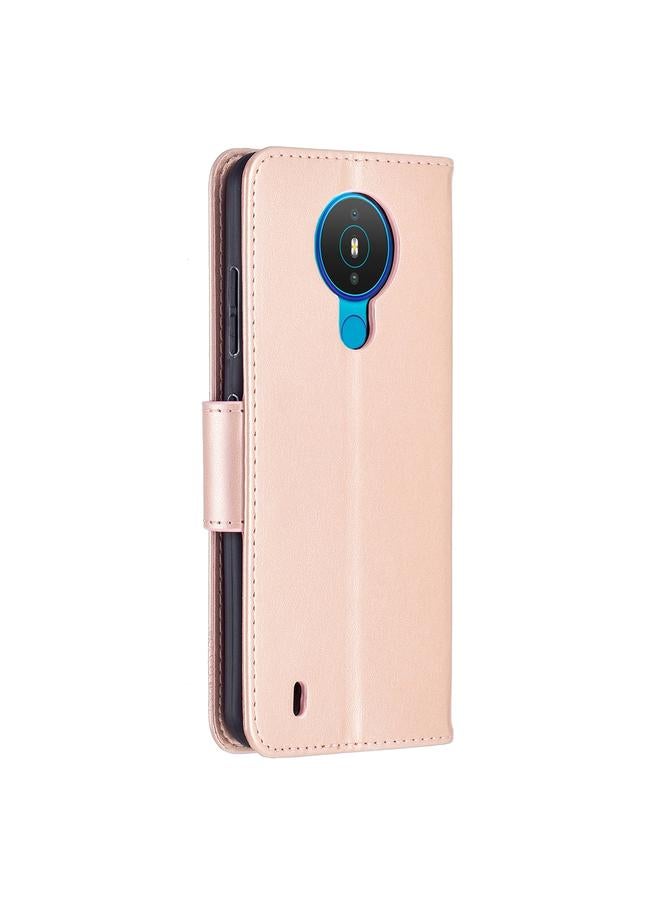 S-TOP Case For Nokia 1.4 Embossing Two Butterflies Pattern Horizontal Flip PU Leather Case with Holder & Card Slot & Wallet & Lanyard - Image 3