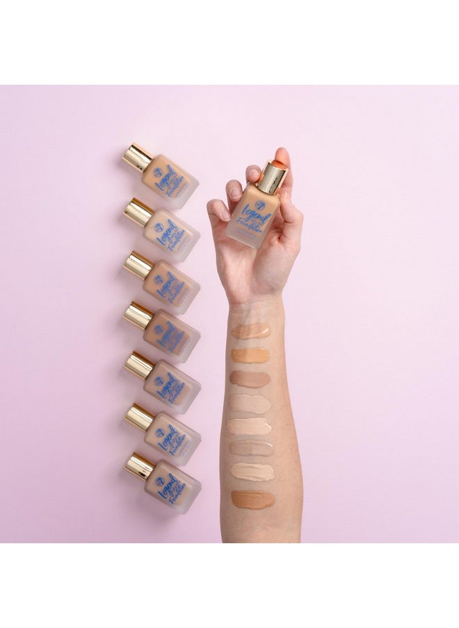 W7 - W7 Legend Foundation - Creamy Liquid Foundation for Poreless, Semi-Matte Medium Coverage - 28ml (Fresh Beige) - Image 1