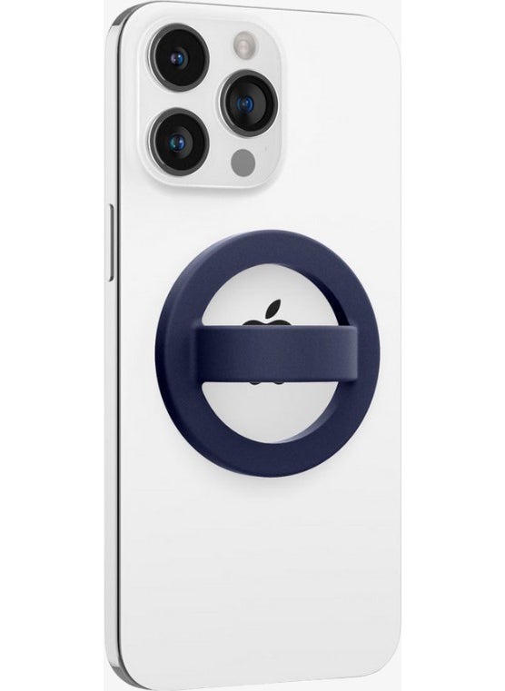 Spigen - Caseology Silicone Phone Holder with MagSafe for iPhone Nano Pop Blueberry Navy - AFA07059 - Image 1