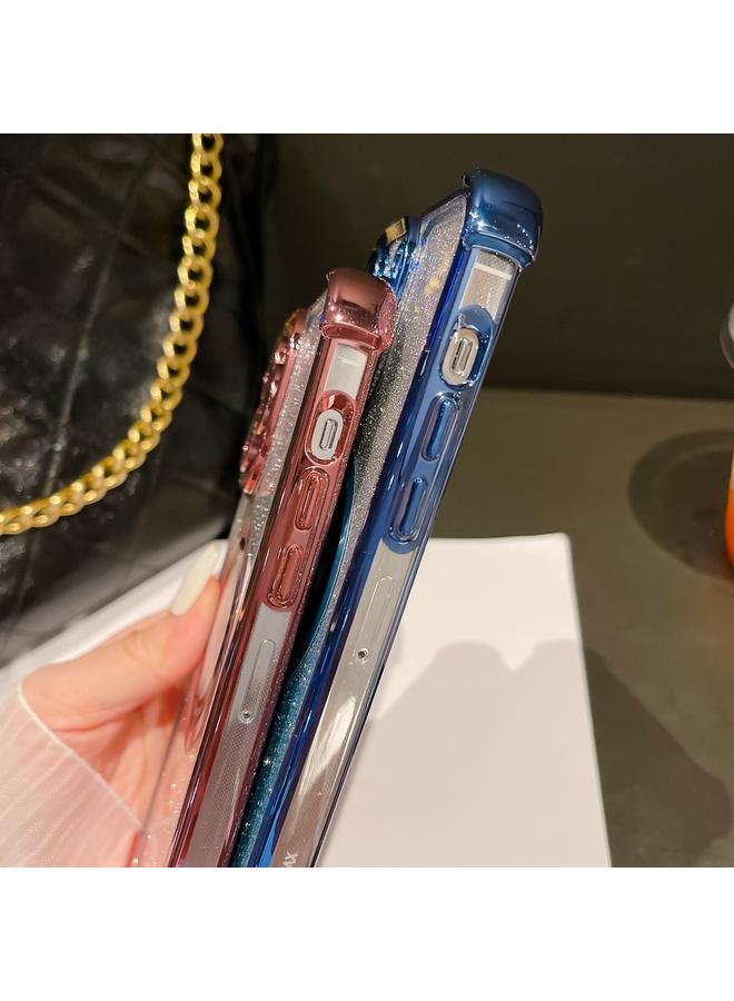 S-TOP Case For iPhone 14 Pro Max 6D Electroplating Gradient Glitter Armor Magsafe Phone Case - Image 5