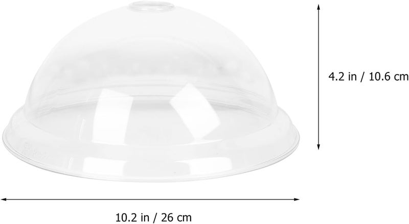 Food Cover Tent, 10-inch PC Food Lid, Dish and Dessert Protection for Buffet and Picnic Use - Image 2