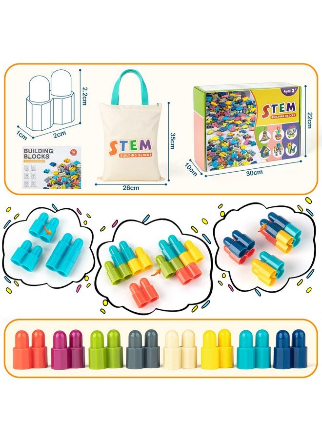 Tigerhu Tigerhu Kids 1120pcs Building Blocks Set Educational STEM Building Toy, Construction Block Toys Set Learning Playset Kit for Boys Girls, Child Brain Development Preschool Kindergarten Toy Age 3+  - Image 4