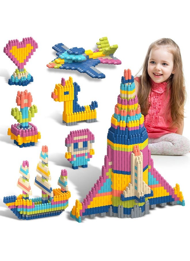 Tigerhu Tigerhu Kids 1120pcs Building Blocks Set Educational STEM Building Toy, Construction Block Toys Set Learning Playset Kit for Boys Girls, Child Brain Development Preschool Kindergarten Toy Age 3+  - Image 1