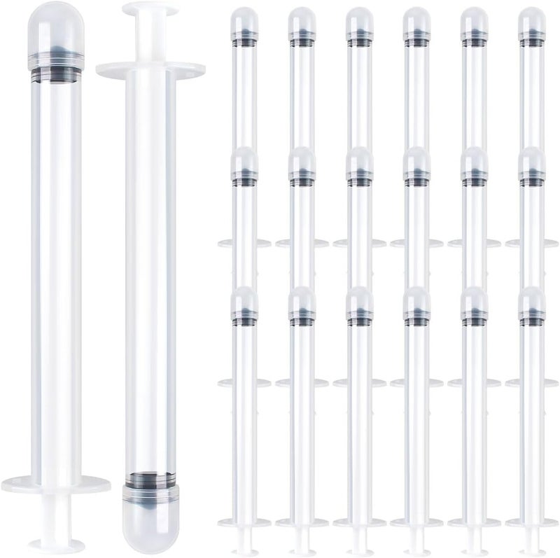 20 Pack Disposable Plastic l Cream Applicators, Individually Wrapped Hygienic Injector Applicator to Fit Preseed Lubricant, Estrace, Contraceptive Gels, Personal Lube, OTC Gel or Cream - Image 1