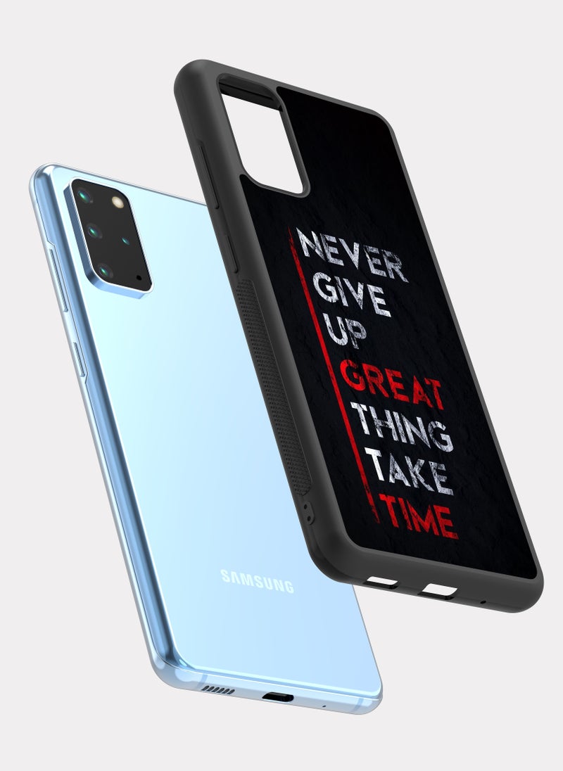 PXLAAT Samsung Galaxy S20 Plus case cover Never Give Up - Image 2