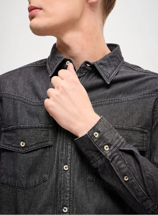 THE BEAR HOUSE Men's Shirt for Casual and Formal Wear | Classic Button-Down Style for Office, Daily Use, Travel, Events & All-Season Outfits | Versatile & Stylish Wardrobe Essential for Every Occasion