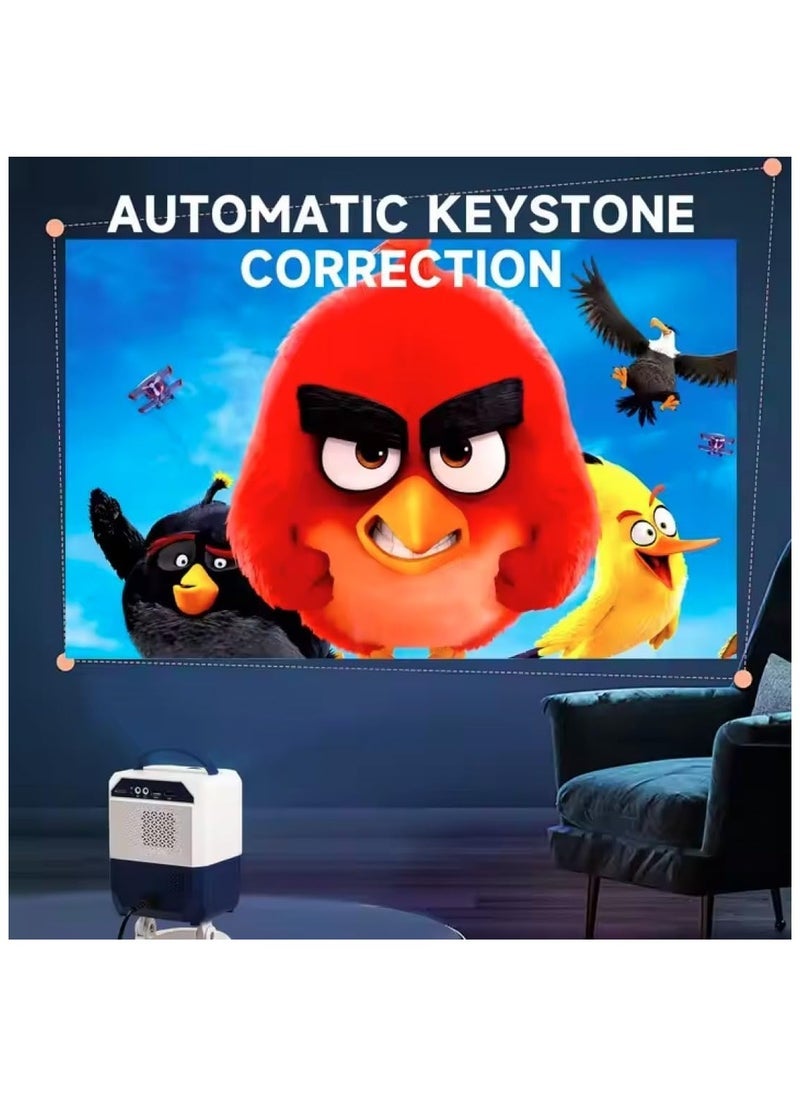 ELTRAZONE Q5 Portable Projector – Full HD Mini Projector with 1080P Support for Crisp and Clear Images – Compact, Lightweight, and Easy to Carry – Ideal for Home Theater, Outdoor Movie Nights, Gaming, and Professional Presentations – Stylish Black Design  - Image 4
