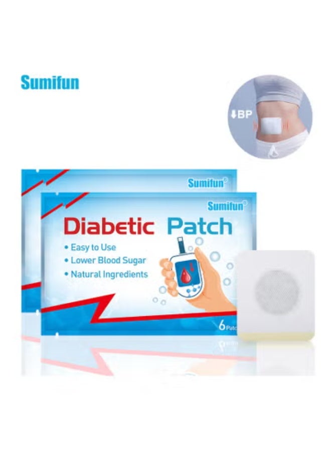 Sumifun Diabetes Patch Plaster 1 Pack/6 Pieces 2 Packs - Image 1