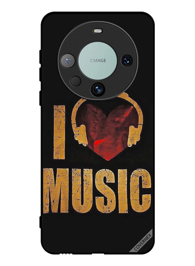 Covernex Protective Case Cover For Huawei Mate 60 Pro Plus Vintage I Love Music - Image 1