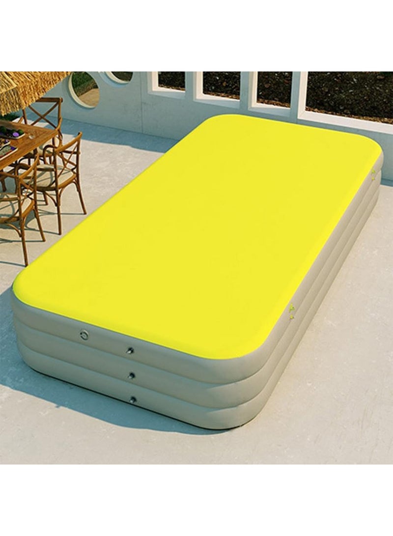 LIMOS Inflatable Swimming Pool Play Center with Removeable Slide and Sun Shade PVC Material - Image 5