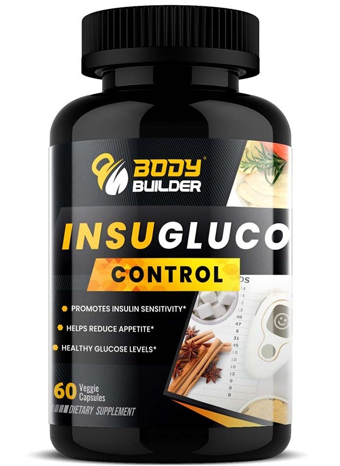 Body Builder Insugluco Control Promotes Insulin Sensitivity 60 Capsules 