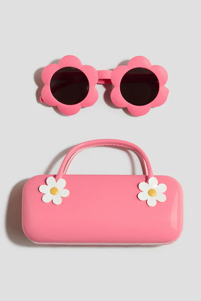 اتش اند ام حقيبة ونظارات شمسية - عبوة من قطعتين