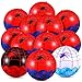 Vertintong 12 Pcs Spider Web Beach Ball 787 Inch Inflatable Pool Toys mini Beach Ball Bulk for Summer Swimming Pool Party Favors Water Games - Image 2