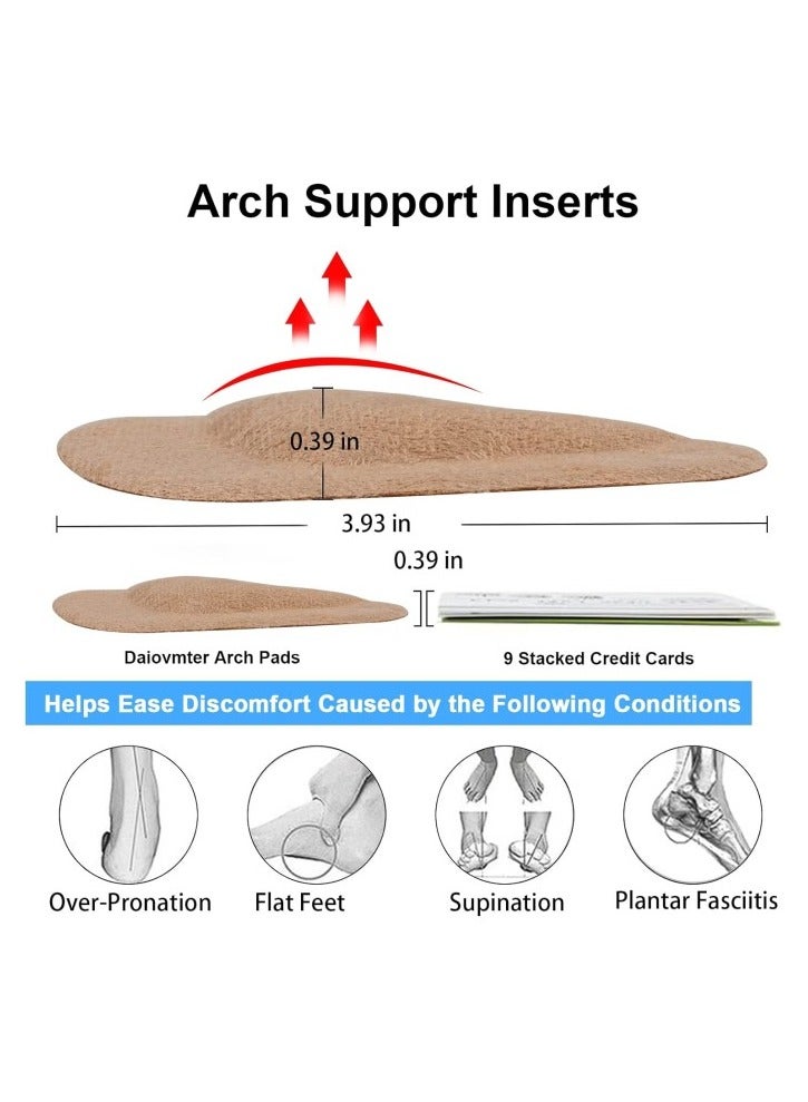 RATSAW 4 Pairs Arch Support Insoles Gel Reusable Cushions for Plantar Fasciitis Support Flat Feet for Relieve Pressure and Feet Pain - Image 4