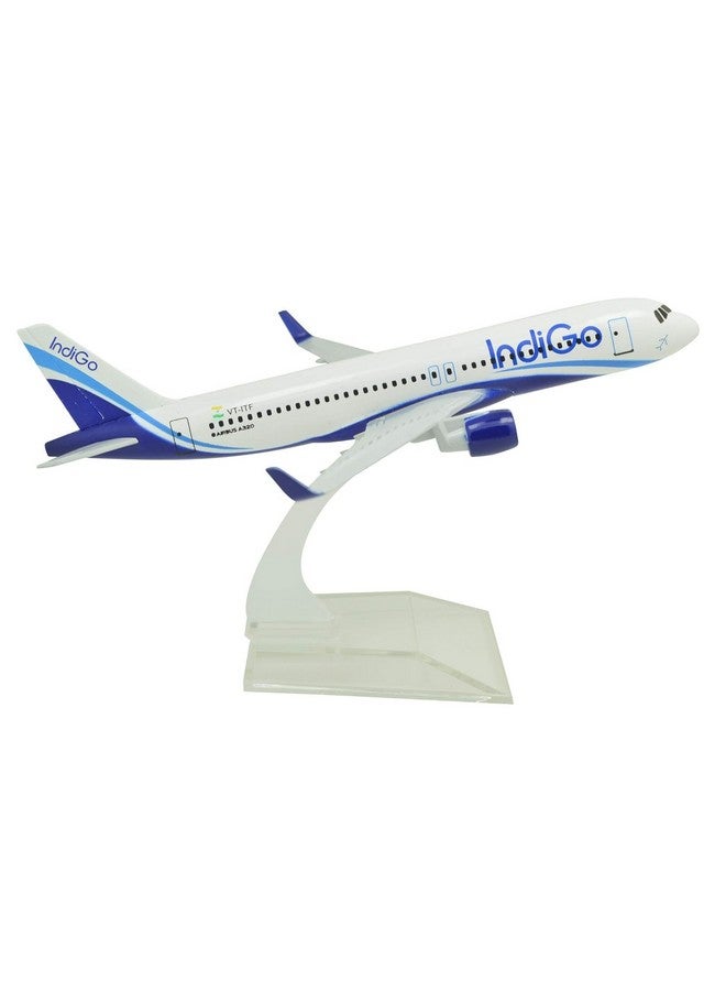 SCHUBERT only for Display Diecast Aeroplane Scale Model Size -16 cm X 14 cm (Indigo Airlines) - Image 2