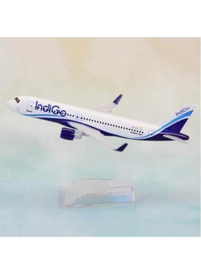 SCHUBERT only for Display Diecast Aeroplane Scale Model Size -16 cm X 14 cm (Indigo Airlines) - Image 3