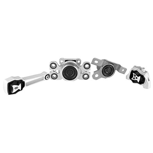 Hiolpen 4pcs Engine Motor Mount Trans & Torque Strut Mount Kit Fit for 11-15 for Volvo S60 07-15 for Volvo S80 08-10 for Volvo V70 10-16 for Volvo XC60 08-15 for Volvo XC70 A4070 A4099 A4098 A4071 - Image 4