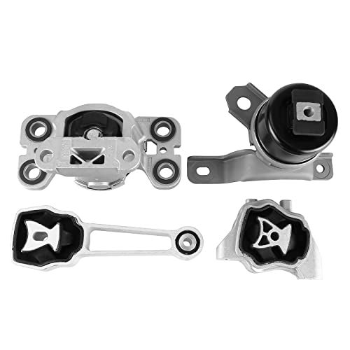 Hiolpen 4pcs Engine Motor Mount Trans & Torque Strut Mount Kit Fit for 11-15 for Volvo S60 07-15 for Volvo S80 08-10 for Volvo V70 10-16 for Volvo XC60 08-15 for Volvo XC70 A4070 A4099 A4098 A4071 - Image 1