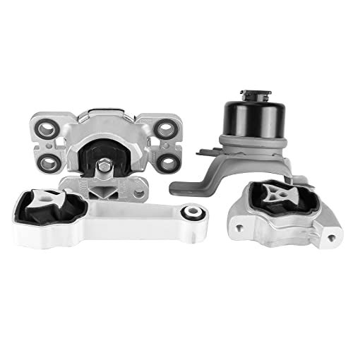 Hiolpen 4pcs Engine Motor Mount Trans & Torque Strut Mount Kit Fit for 11-15 for Volvo S60 07-15 for Volvo S80 08-10 for Volvo V70 10-16 for Volvo XC60 08-15 for Volvo XC70 A4070 A4099 A4098 A4071 - Image 3