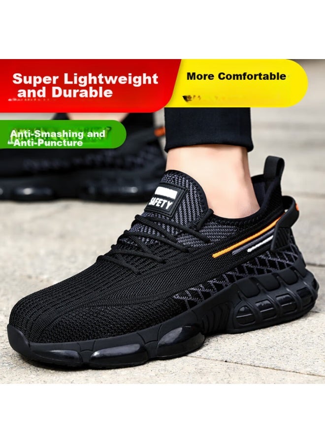 Jingtu Safety Shoes For Men, Summer Breathable, Steel Toe Cap, Puncture-Resistant, Lightweight, Work Functional Shoes 3018 Size 43 - Image 5