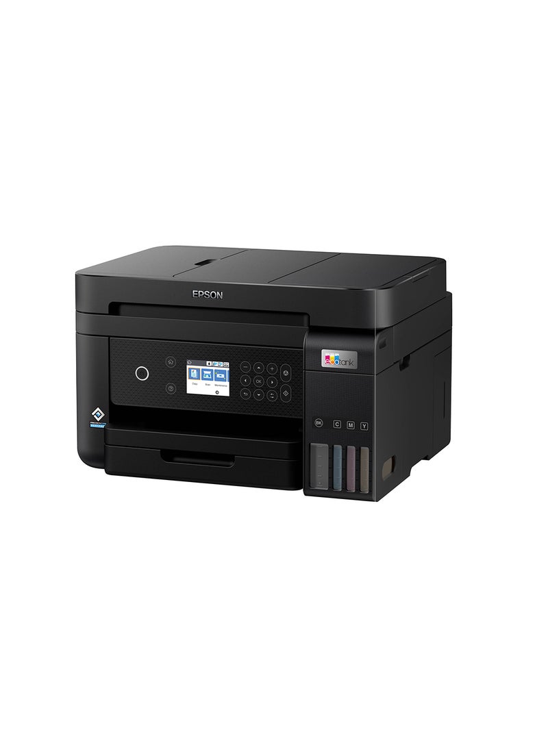 EPSON Ecotank L6270 Office Ink Tank Printer A4 Colour 3-In-1 Printer With ADF, Wi-Fi And Smart Panel Connectivity And Lcd Screen Black - Image 1