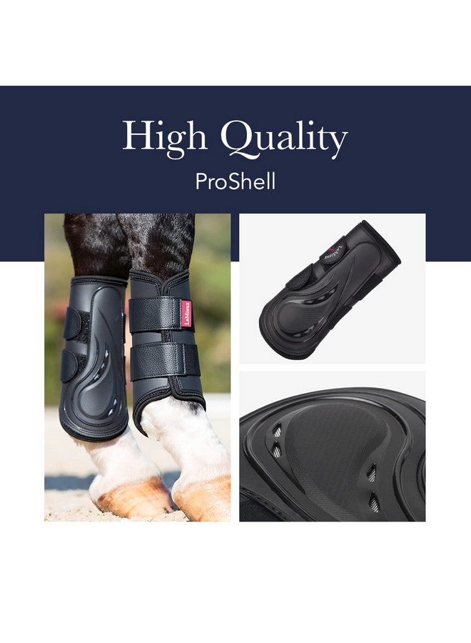 LeMieux ProShell Brushing Horse Boots - Protective Gear and Training Equipment - Equine Boots, Wraps & Accessories (White - Large) - Image 5