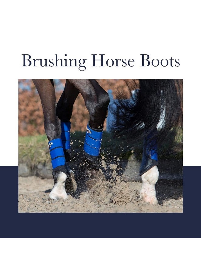 LeMieux ProShell Brushing Horse Boots - Protective Gear and Training Equipment - Equine Boots, Wraps & Accessories (White - Large) - Image 3
