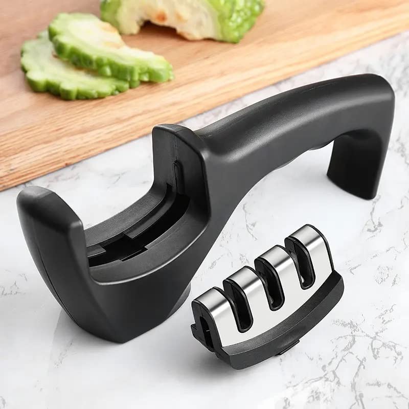 Kmils Knife Sharpener for Kitchen Knife Sharpener Tool Knife Sharpner Knives Sharpener Scissors and Knife Sharpener Machine - Image 5