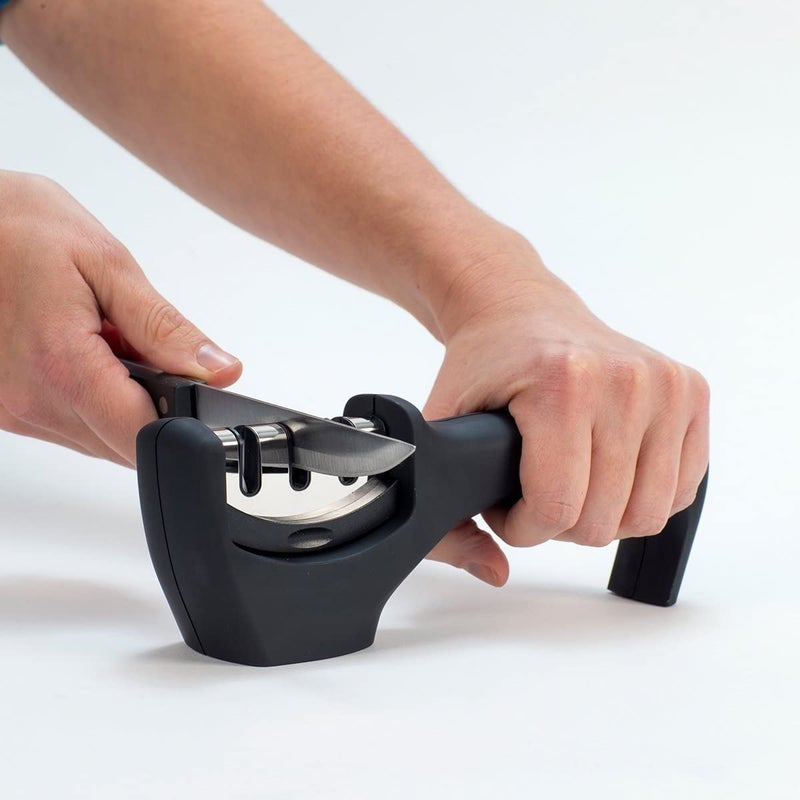 Kmils Knife Sharpener for Kitchen Knife Sharpener Tool Knife Sharpner Knives Sharpener Scissors and Knife Sharpener Machine - Image 2