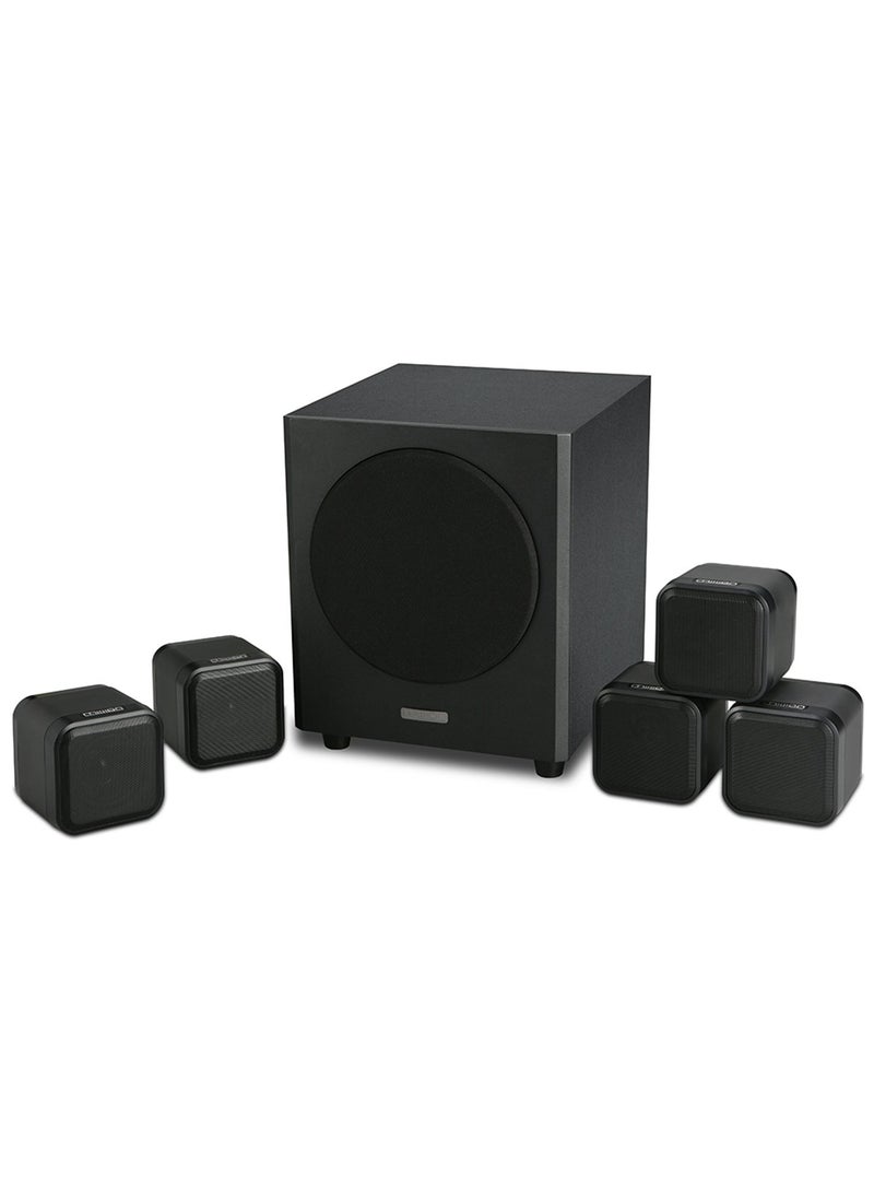 Mission نظام المسرح المنزلي Mission MCUBE+SE 5.1 باللون الأسود  - Image 1
