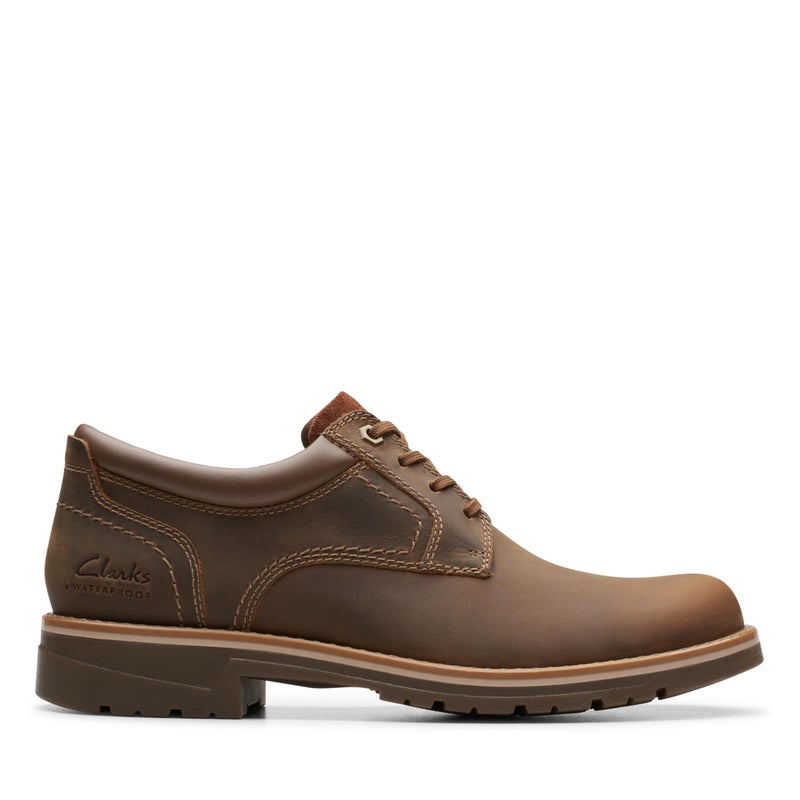 Clarks Collection Men's Morris Low AP Oxford, Beeswax Leather, 7 Wide US - Image 2