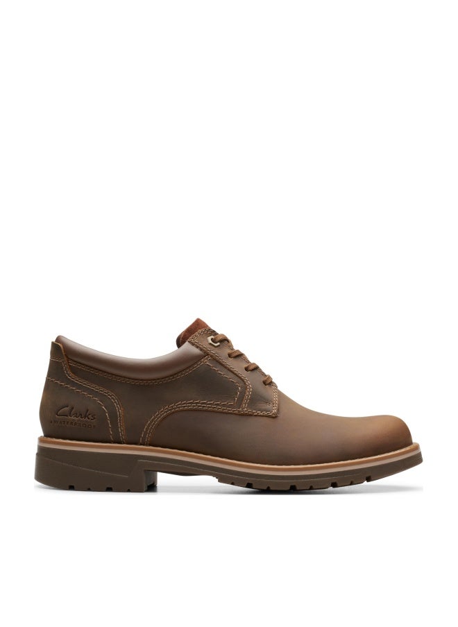 Clarks Collection Men's Morris Low AP Oxford, Beeswax Leather, 7 Wide US - Image 1