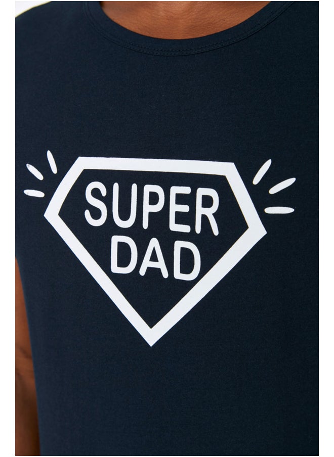 trendyol - Man T-Shirt Navy - Image 1