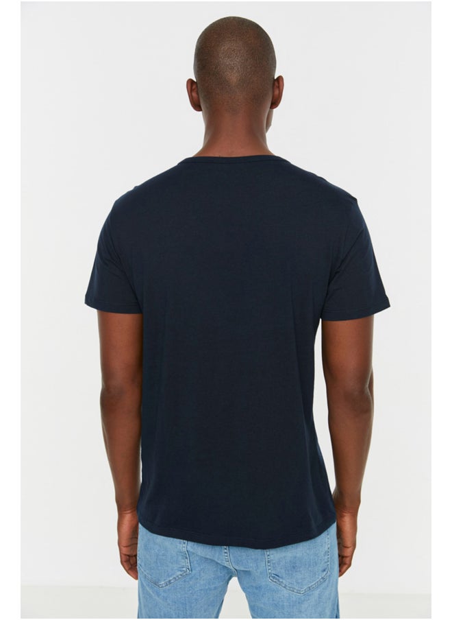 trendyol - Man T-Shirt Navy - Image 1