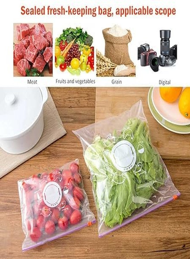 Nirvik Zip lock Bag For Storage,Zip lock Pouches,Ziplock Bags For Fridge Storage,Freezer RE-USABLE Zipper Bags,Zip lock bags Medium (9"X 10") (10) - Image 5