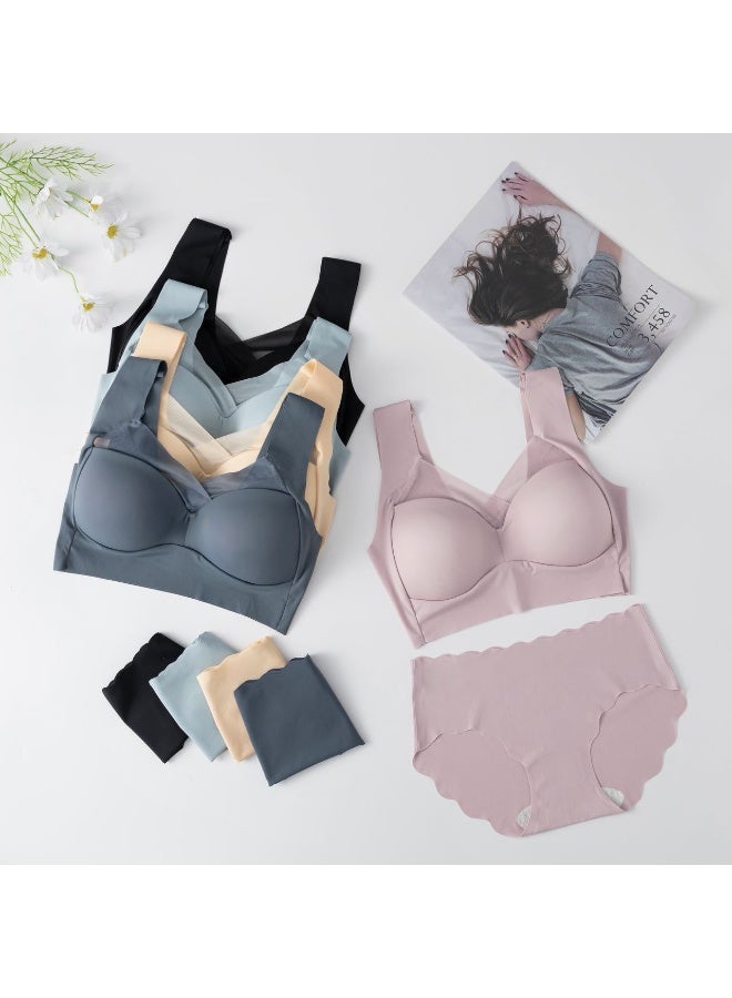 KUYING Brand New Comfortable Skin Friendly Breathable Bra Set Of 5  - Image 2