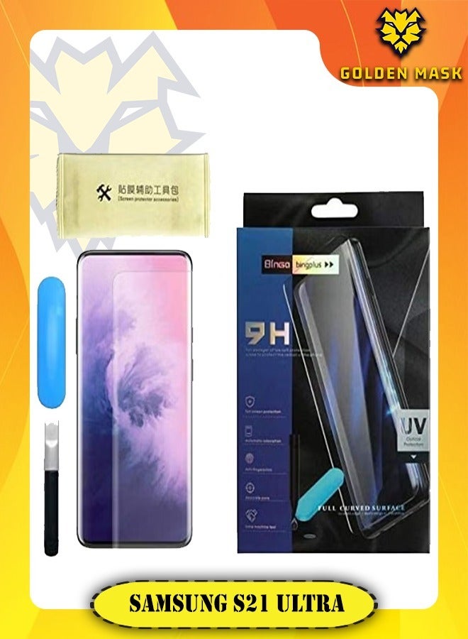 Bingo For Samsung S21 Ultra Bingo UV Tempered Glass Screen Protector - Clear